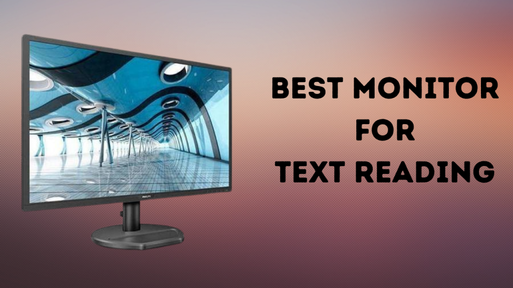 Best Monitor for Text Reading